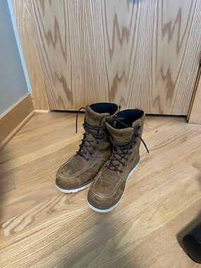 Brunt Marin 8” Men’s  Work Boots - Cushioned Safety Style Composite toe